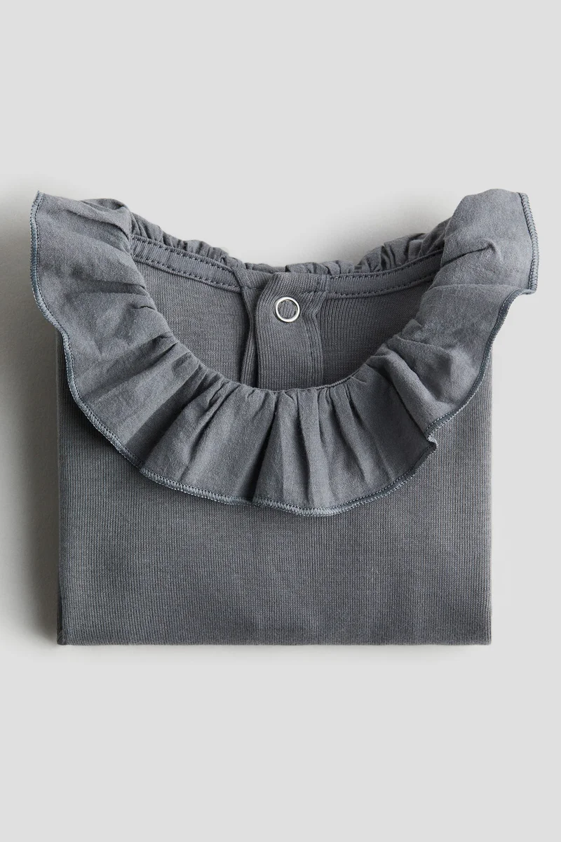 H&M Frill-Collar Bodysuit