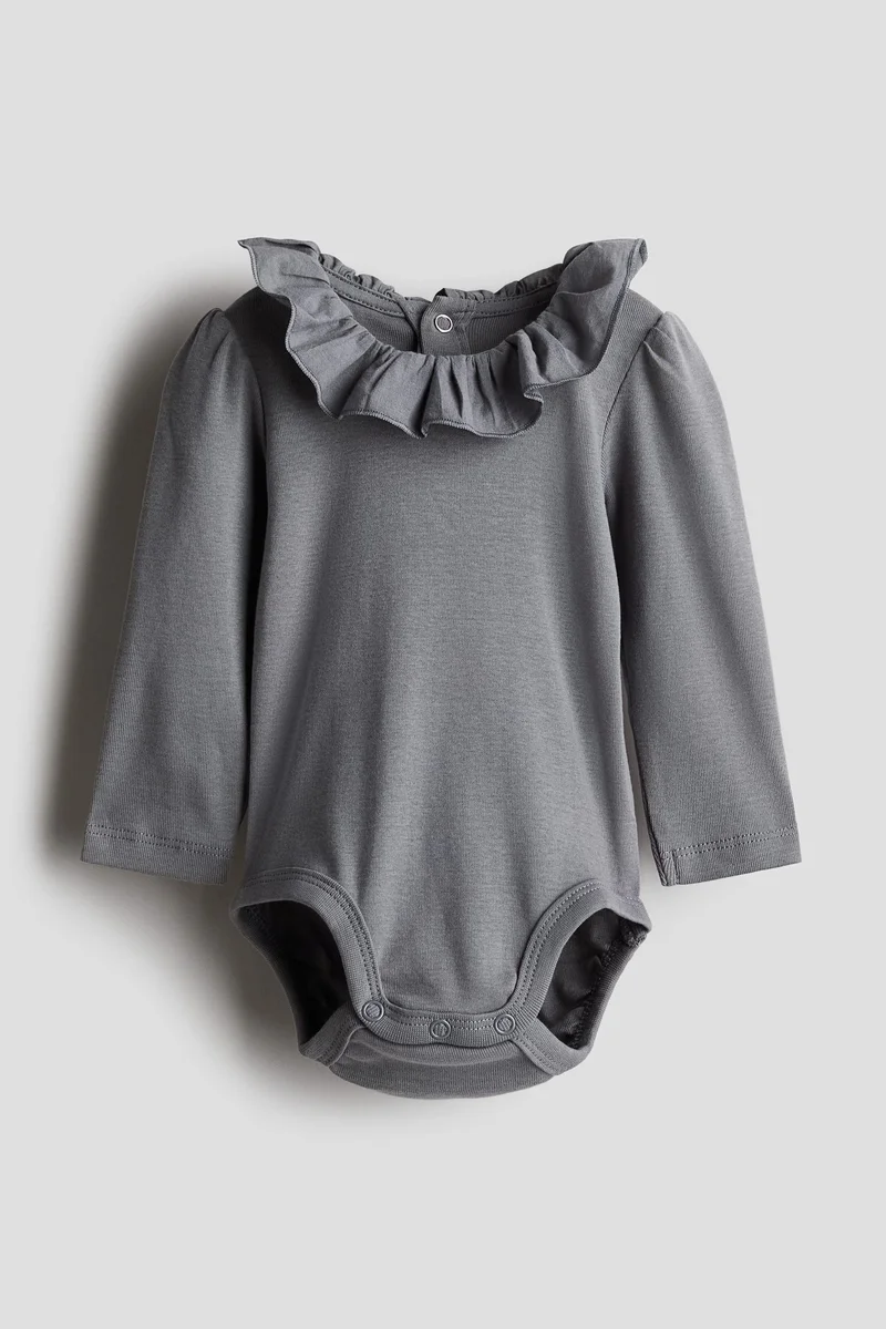 H&M Frill-Collar Bodysuit