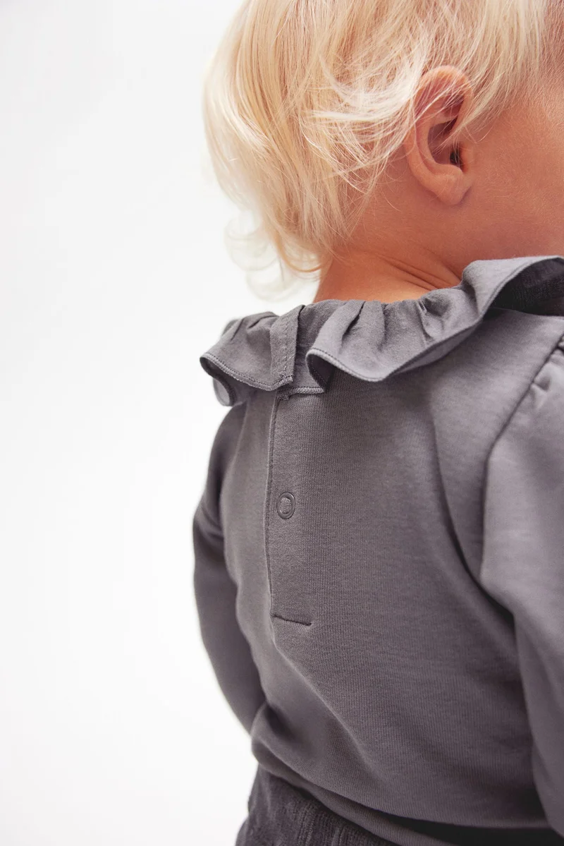 H&M Frill-Collar Bodysuit