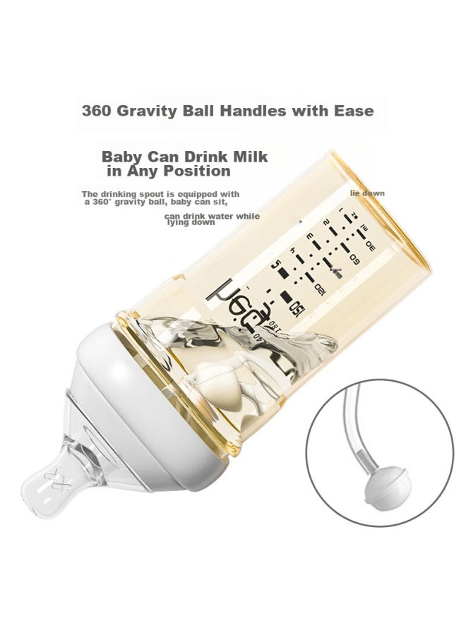 Bao Shi Baoshi Baby Bottle Nipple Accessories, Suitable For Hehe Square Root Gen Wide Diameter Gravity Ball Converter, Internal Embedded Straw, 2 Pieces - Image 5