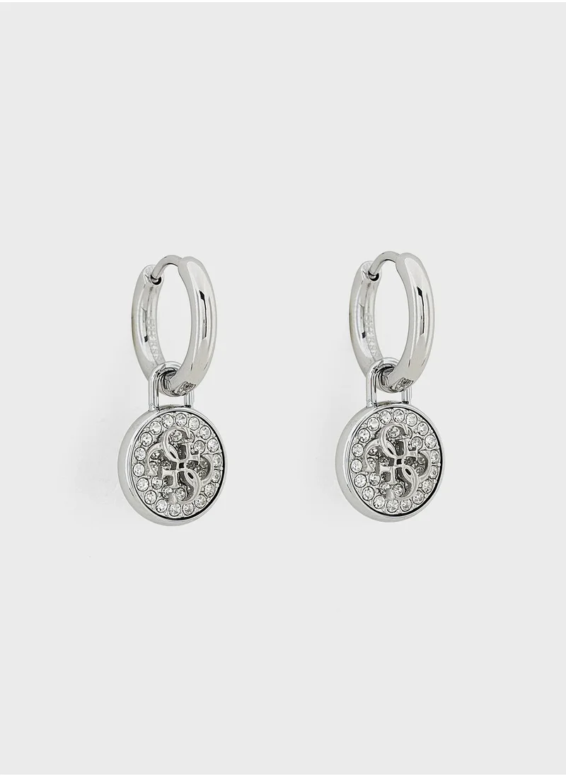 GUESS 4G Huggies Earrings