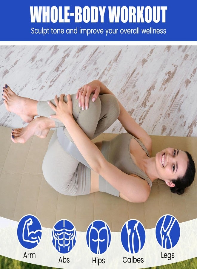 Soulchen 30 Pcs Core Sliders and Resistance Bands Exercise Glider Discs Gifts 40 Lbs Resistance Loop Exercise Bands for Group Training Classes Fitness Slider Workout - Image 4