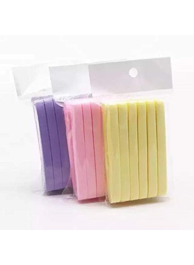 Cleansing pack of 12PCS Compressed Round Makeup Face Wash Puff  PVA Professional Makeup Removal Pad Cleansing Skin may vary color - Image 1