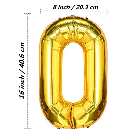 Virtue morals Foil Chain Balloons Jumbo Chain Balloons for 80s 90s Party Decorations Giant Balloon Chain Balloons Gold Gold 16 inch - Image 5