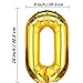 Virtue morals Foil Chain Balloons Jumbo Chain Balloons for 80s 90s Party Decorations Giant Balloon Chain Balloons Gold Gold 16 inch - Image 2