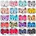 Yxiang 20pcs Baby Headbands with 6" Big Elastics Nylon Ribbon Bows Hair Accessories for Newborns, Infants, Toddlers, Kids - Image 3
