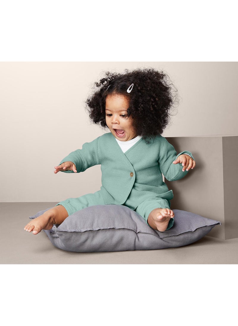 Tchibo Toddler Girls Wrap Jacket, Green  - Image 1