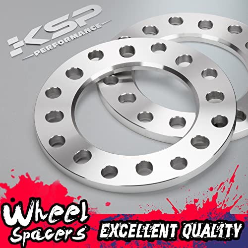 KSP PERFORMANCE KSP 8 Lug Universal Wheel Spacers 12mm, 1/2in 8x6.5 8x165.1 8x170 8x180 Lug Spacer for F350 250 Ram 2500 3500 Express Silverado Suburban Sierra 2500 3500HD Dually Wheel, 2PCS CNC Machined Spacer - Image 5