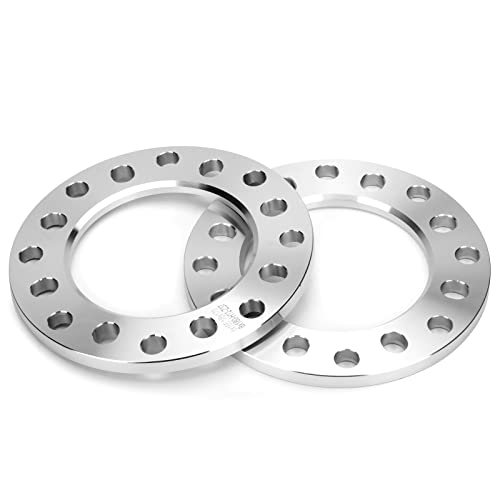 KSP PERFORMANCE KSP 8 Lug Universal Wheel Spacers 12mm, 1/2in 8x6.5 8x165.1 8x170 8x180 Lug Spacer for F350 250 Ram 2500 3500 Express Silverado Suburban Sierra 2500 3500HD Dually Wheel, 2PCS CNC Machined Spacer - Image 1