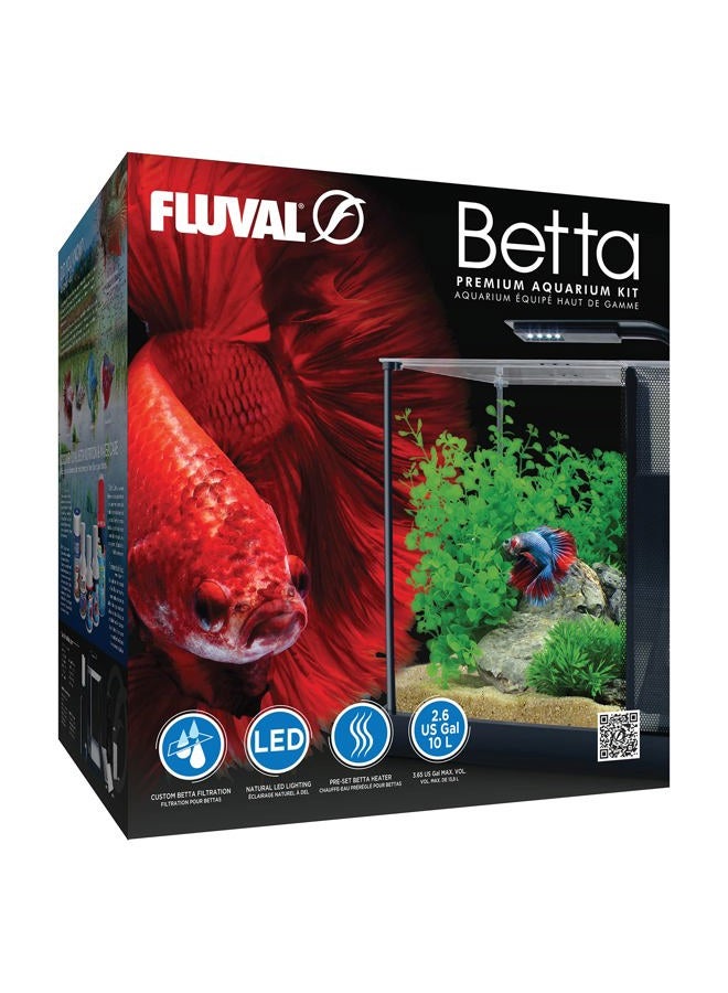 Fluval Betta Premium Aquarium Kit, 2.6 Gallon - Image 1