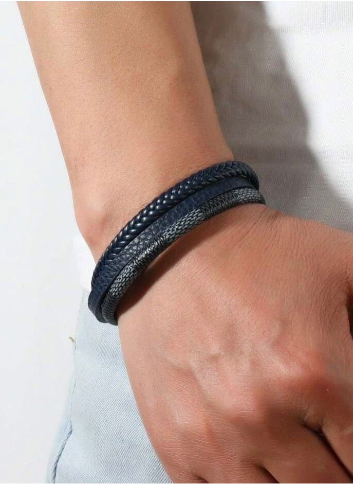 Luxury Concept - Elegant High Quality Of PU Leather Bracelet For Men - Image 1