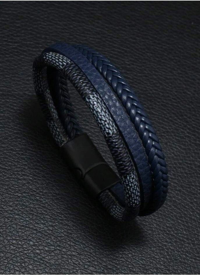 Luxury Concept - Elegant High Quality Of PU Leather Bracelet For Men - Image 1