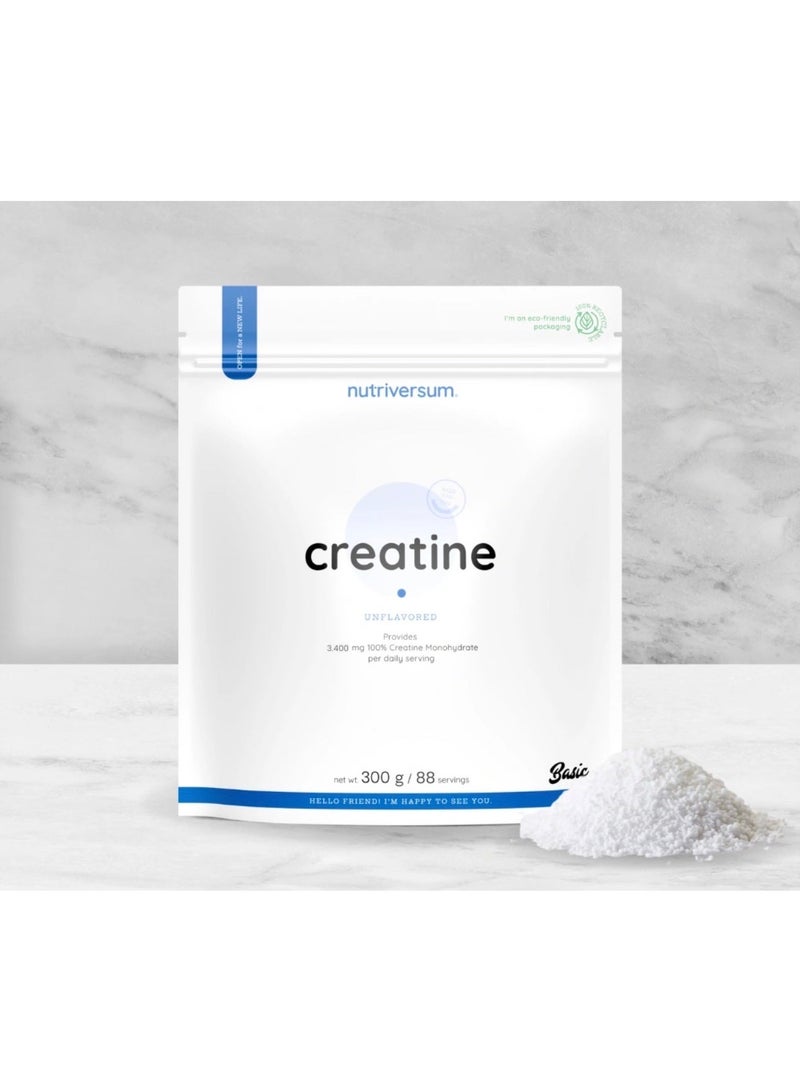 Nutriversum Creatine Monohydrate 300g Unflavored - Image 1