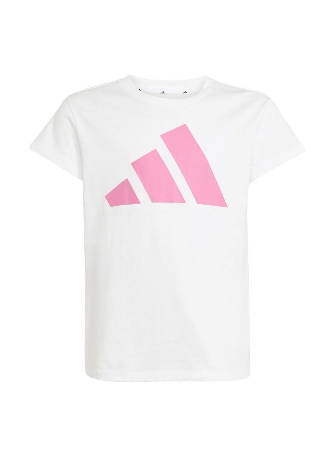 Adidas Jg Bl Tee 160 White Training T-Shirts For Junior 7-8Y