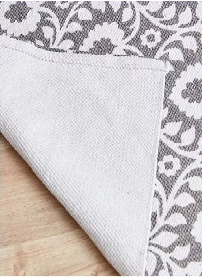 Home Box - Nomadic Delilah Printed Cotton Dhurrie - 50x80 cm - Image 1