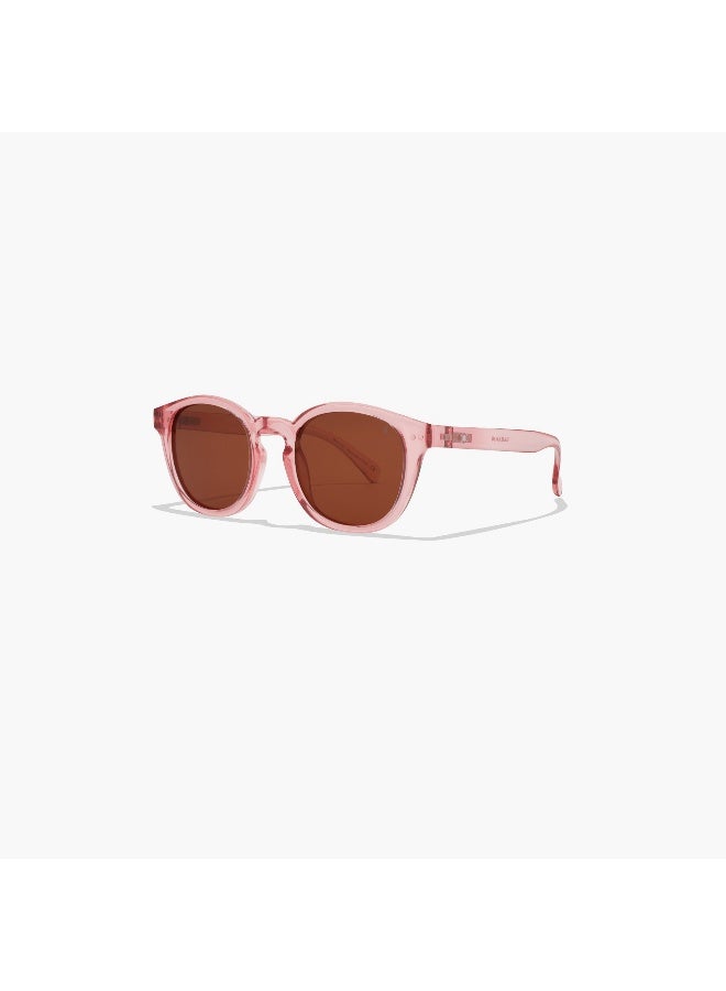 Babamio Round Pink Sunglasses for Women - Image 3