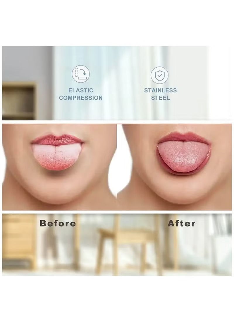 Bukela - 2 Pcs Tongue Scraper Reusable Tongue Cleaner For Cleaning the Mouth and Reducing Bad Breath - Image 1