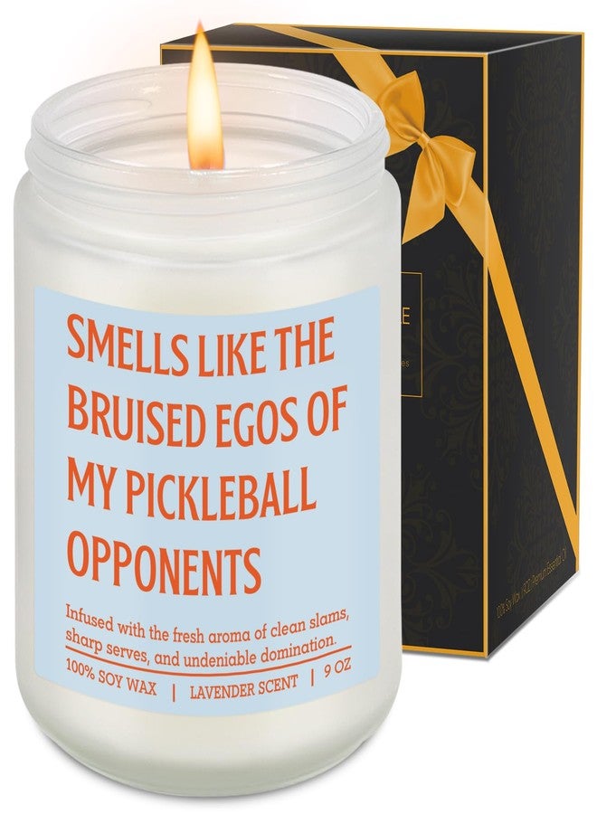 LEADO Candle - Gifts for Pickleball Lovers, Players, Pickleball Gifts for Men, Women - Cool Fathers Day, Birthday Present for Pickle Ball Dad, Mom, Friend, Husband, Wife - Pickle Ball Accessories - Image 1