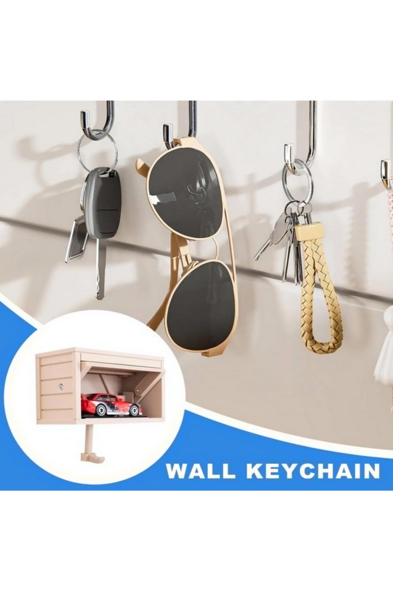 "حامل مفتاح سيارة مطبوع ثلاثي الأبعاد مع باب متحرك - حائط متعدد الوظائف، رف مفاتيح مضحك، منظّم مفاتيح ممتع، زينة مدخل المنزل، شماعة ديكور للممرات والمكاتب وغرف النوم" - Image 3