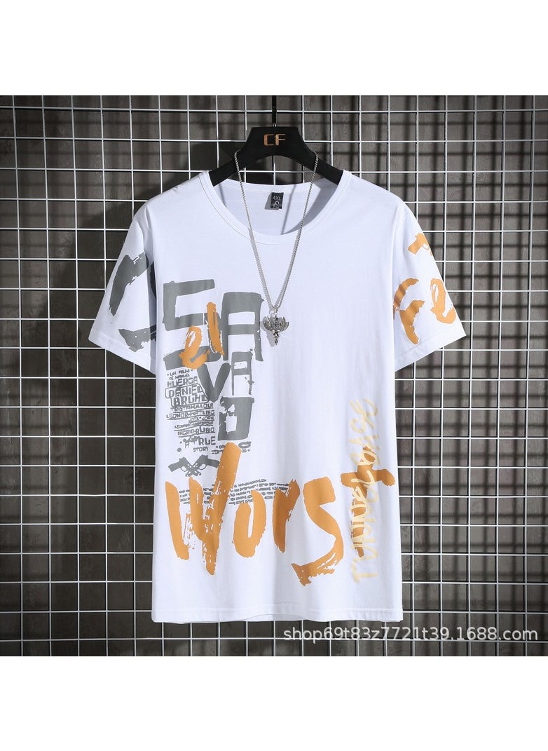 KUYING New ONE PIECE Cartoon Print T-shirt 