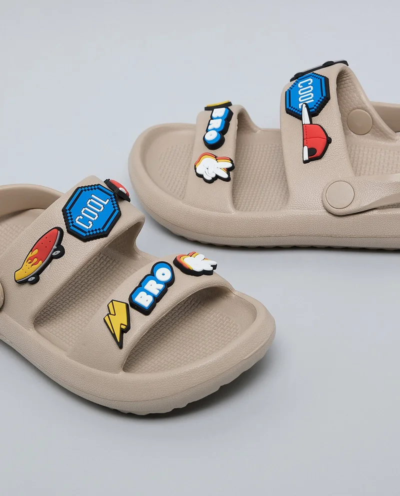 أر أند بي Charm Detail Slingback Sandals