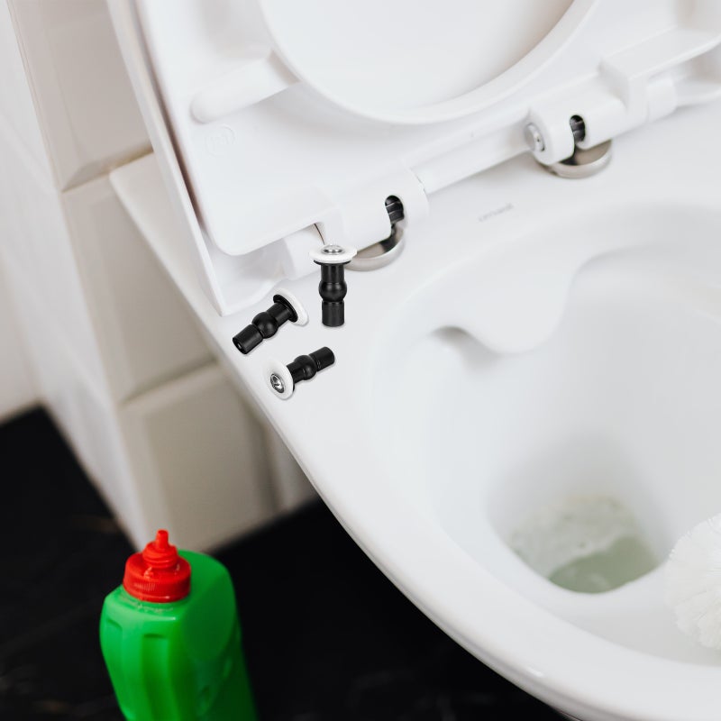 8Pcs Toilet Cover Screws Toilet Seat Cover Bolts Toilet Expansion Screws for Fixing - Image 3