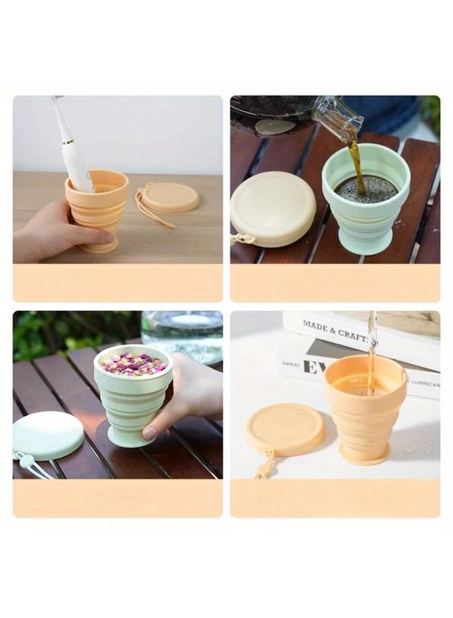 Green Silicone Collapsible Travel Cup Hand Washable Foldable Food Grade Temperature Range 40C to 230C - Image 4