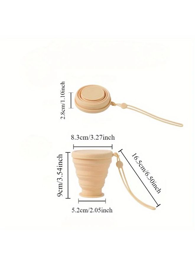 Green Silicone Collapsible Travel Cup Hand Washable Foldable Food Grade Temperature Range 40C to 230C - Image 3
