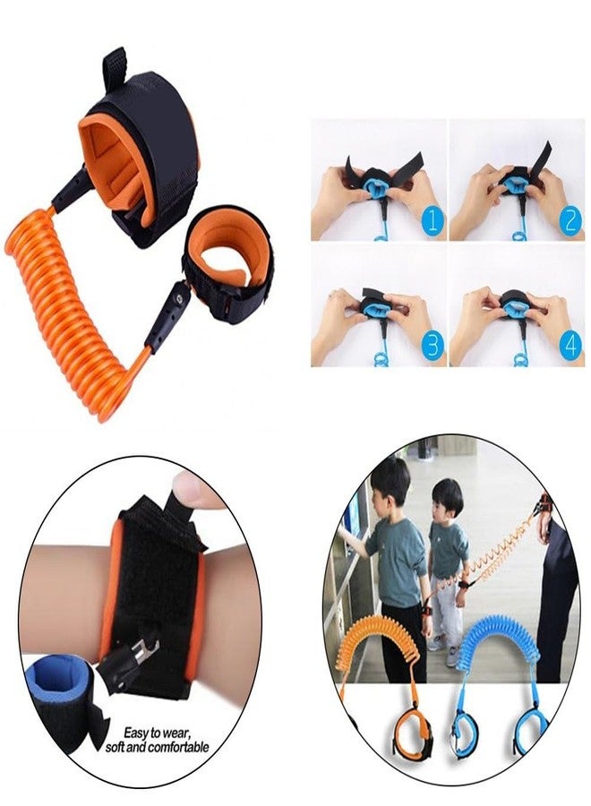 GION Kids Anti Lost Safety Wrist Link Harness Strap Rope Leash, Walking Hand Belt for Toddlers, Kids Anti Lost Safety Belt (Multi Color) - Image 5
