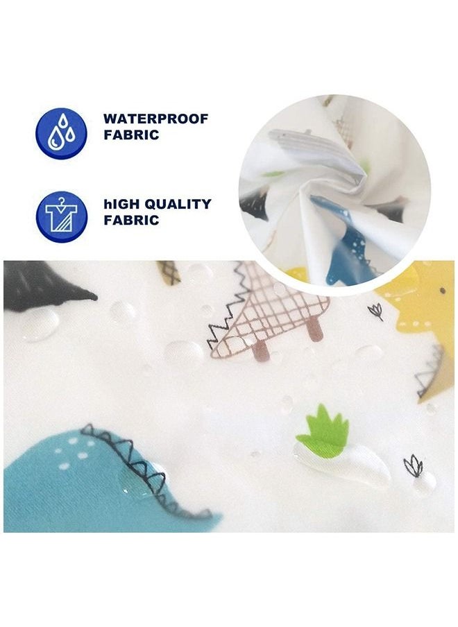 Generic 3-Pack Waterproof Baby Bibs with Pocket, Safety Material, Machine Washable  - Image 5