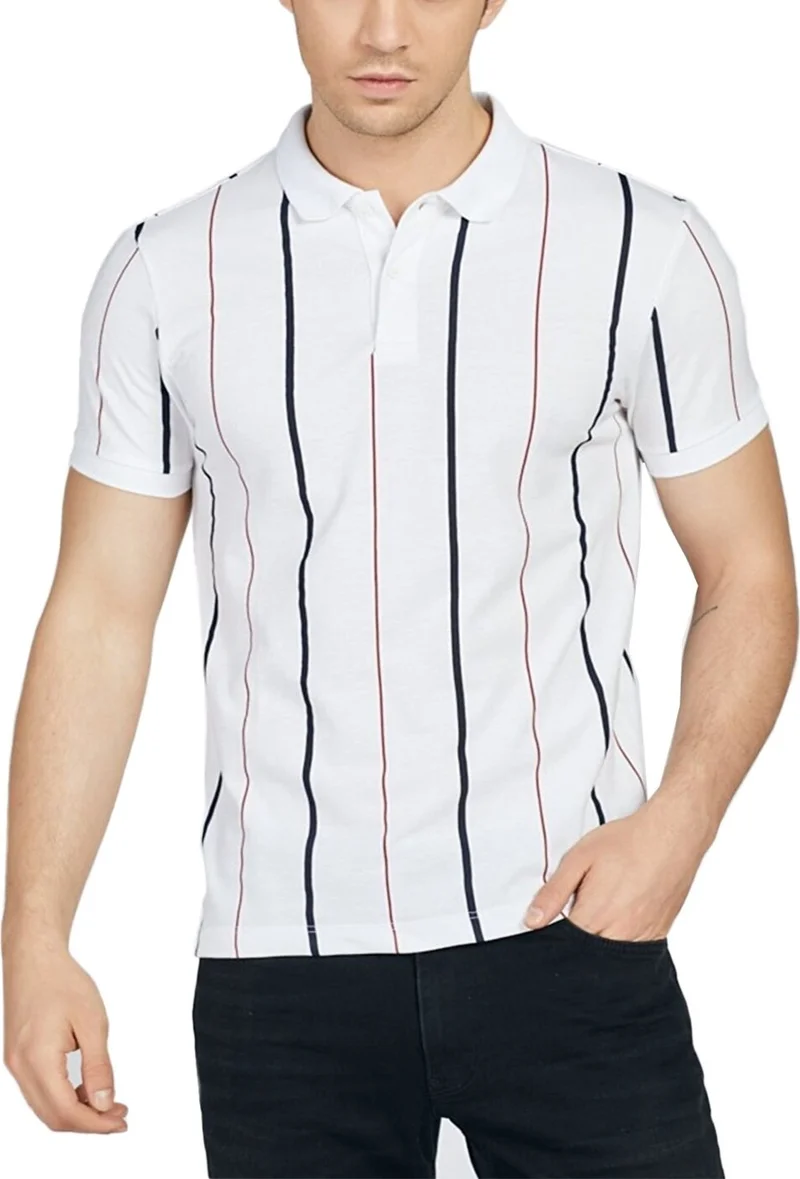 لوفت Men's Polo Neck T-Shirt LF2020238 LF2020238015