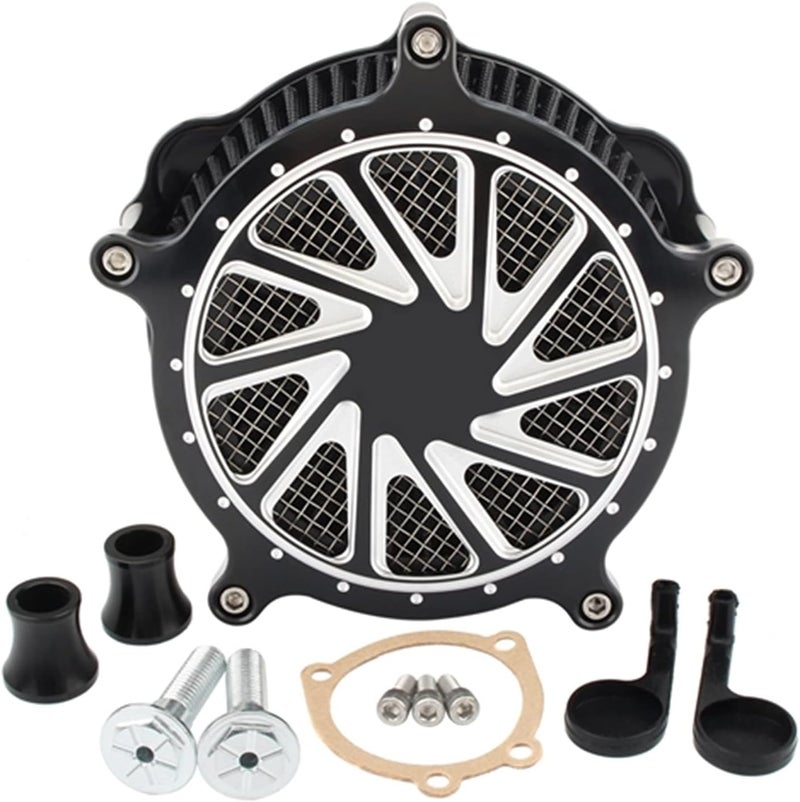 QASULER Motorcycle Air Filter for Harley Sportster - Image 1