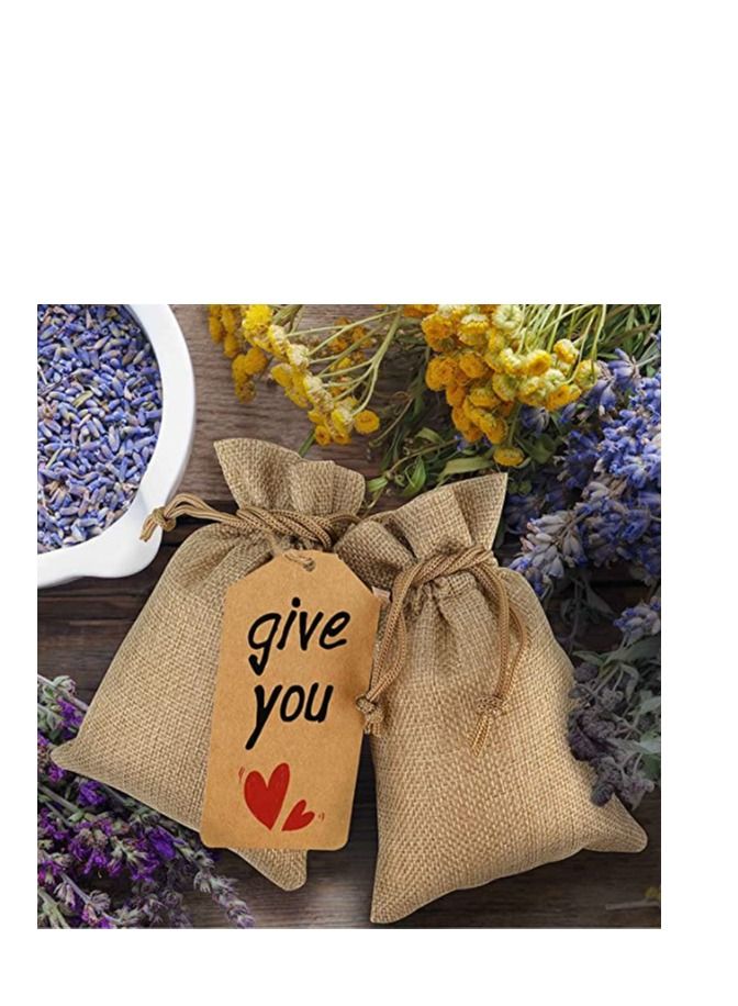 Burlap Drawstring reusable 10pcs of Gift Bags Candy Bags for Party Favors Supplies 17 x 23cm / 7 "x 9"
