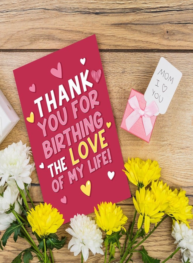 Goroar Mother’s Day Card for Mother-in-Law, Mother in Law Thank You Card, Thank You for Birthing The Love of My Life - Image 3