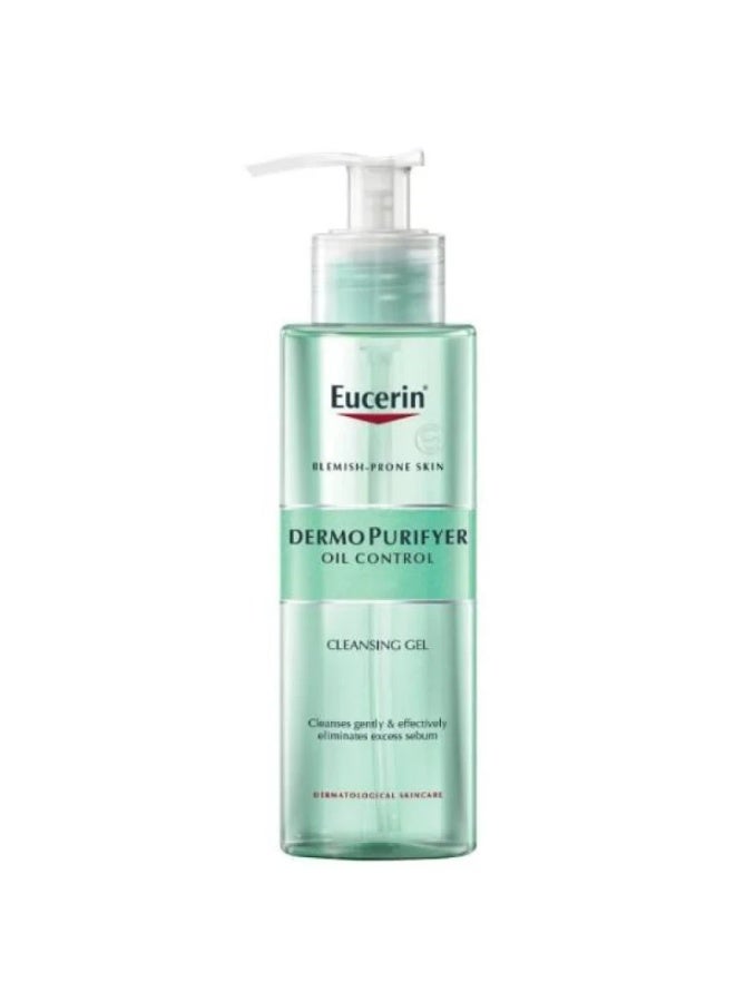 Eucerin Dermo Purifyer Cleansing Gel Pump Green 200ml - Image 1