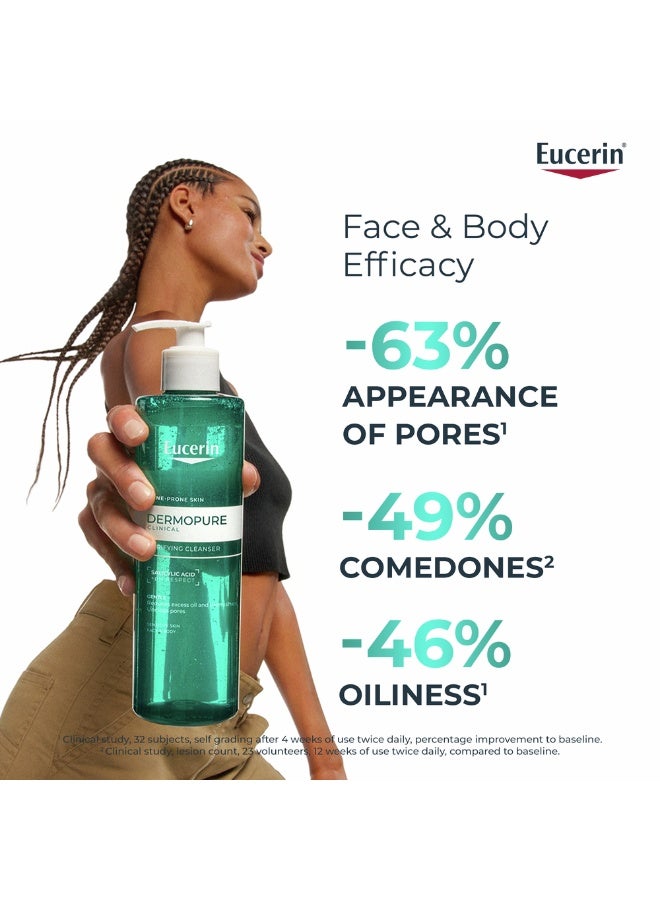 Eucerin Dermo Purifyer Cleansing Gel Pump Green 200ml - Image 5