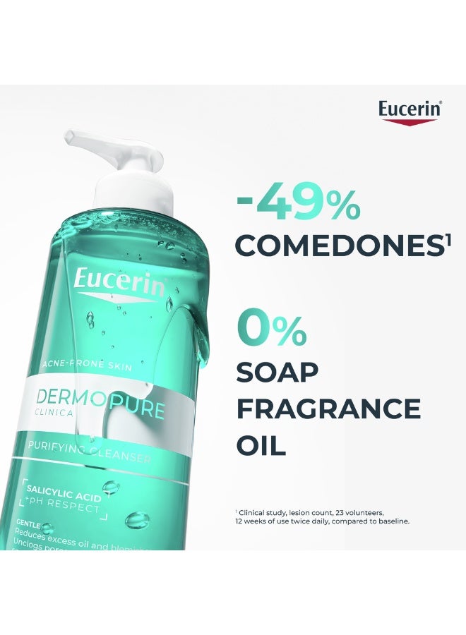 Eucerin Dermo Purifyer Cleansing Gel Pump Green 200ml - Image 2