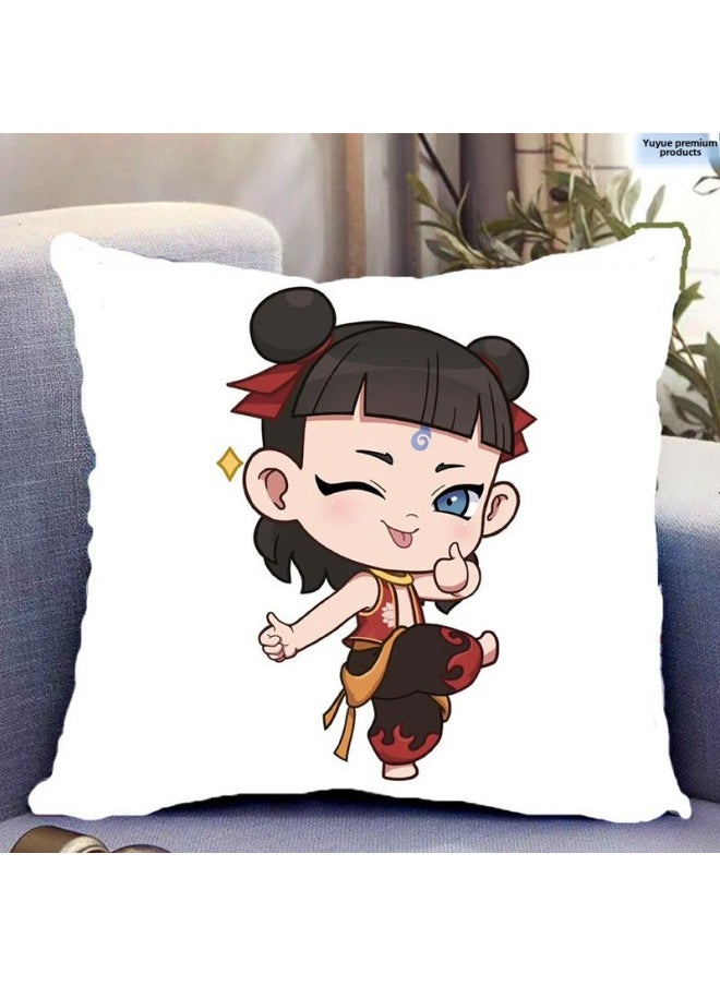 What Kind Of Pillow Around What Kind Of Pillow What Kind Of Magic Boy 2 Sea Ao Bing Ao Guang Ao Leap Shen Male Leopard Animation Gift Can Be-Specifications:18-Color:50*50cm (gift Giving)-baby Velvet  - Image 1