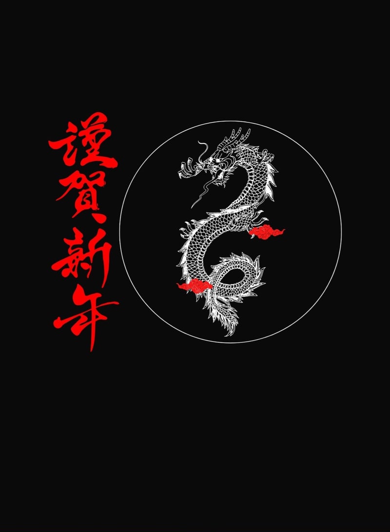 TAG OUT Dragon Print Oversized T Shirt  - Image 5