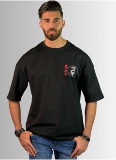 TAG OUT Dragon Print Oversized T Shirt  - Image 2