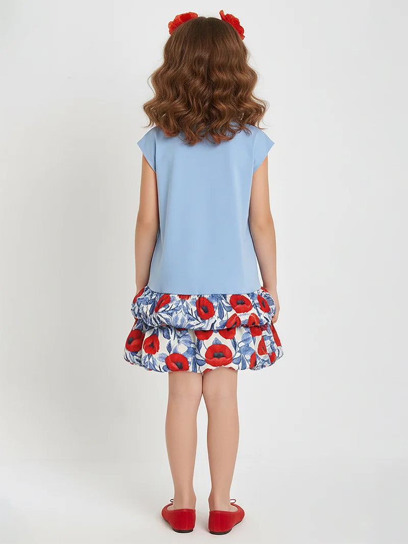 دينوكيدس فستان بوبى قطن غني للصيف والربيع