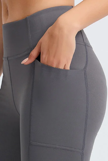 SVL شورت دريفت ديناميكي  بجيوب رمادي فاتح