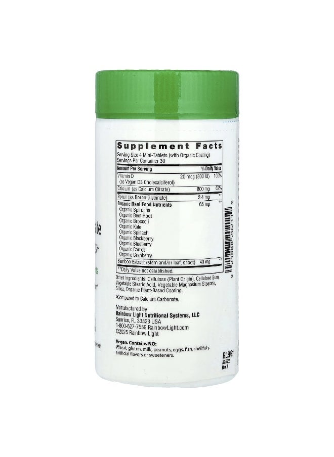 Rainbow Light Rainbow Light, Calcium Citrate Mini-Tablets+, 120 Mini-Tablets  - Image 2