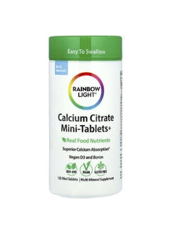 Rainbow Light Rainbow Light, Calcium Citrate Mini-Tablets+, 120 Mini-Tablets  - Image 1