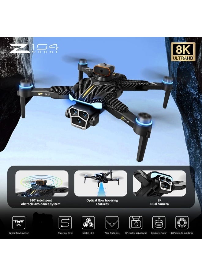 Z104 Drone with Screen Controller, Altitude Hold, One Key Take Off/Landing, Active Obstacle Avoidance. with Black Outdoor Carrying Case - Image 4