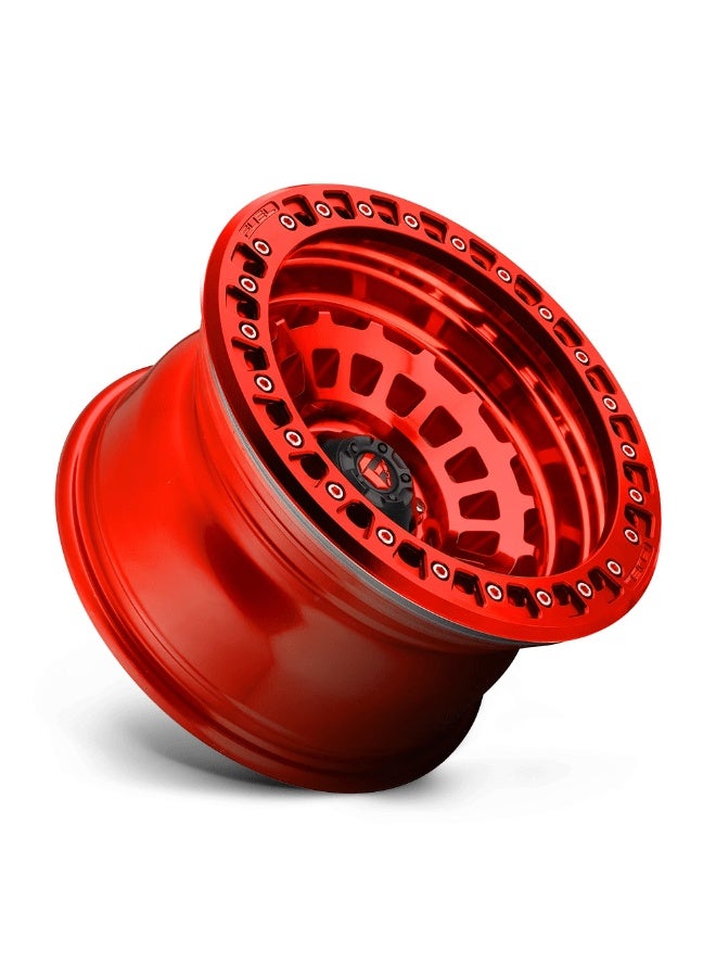 FUEL D100 ZEPHYR(beadlock) 17X9 6X139.7 ET-15 CB106 CANDY RED - Image 1