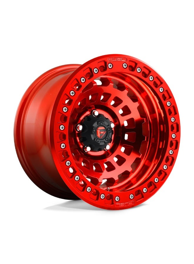 FUEL D100 ZEPHYR(beadlock) 17X9 6X139.7 ET-15 CB106 CANDY RED - Image 2