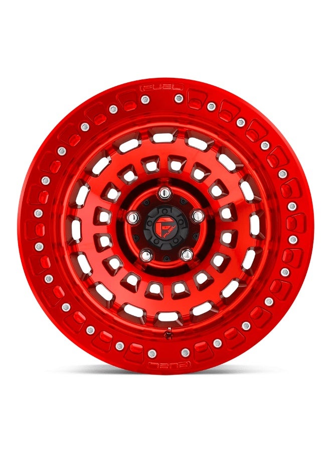 FUEL D100 ZEPHYR(beadlock) 17X9 6X139.7 ET-15 CB106 CANDY RED - Image 3