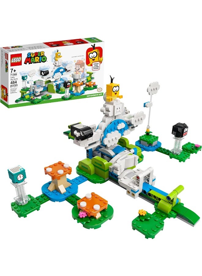 LEGO Super Mario Lakitu Sky World Expansion Set 71389 Building Kit; Collectible Toy Playset for Kids; New 2021 (484 Pieces) - Image 4