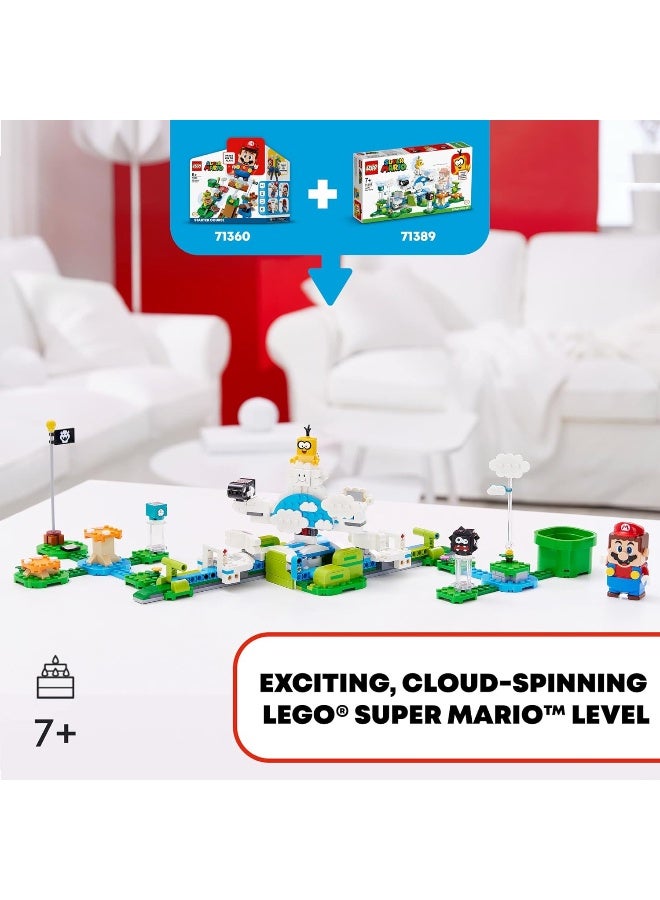LEGO Super Mario Lakitu Sky World Expansion Set 71389 Building Kit; Collectible Toy Playset for Kids; New 2021 (484 Pieces) - Image 5